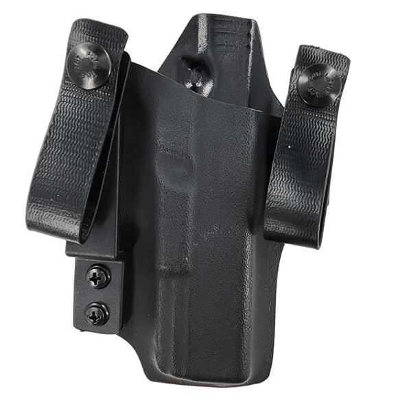Kydex Holster IWB Glock 19 26 Inside The Waistband Appendix Cross Draw Black - Picture 1 of 2